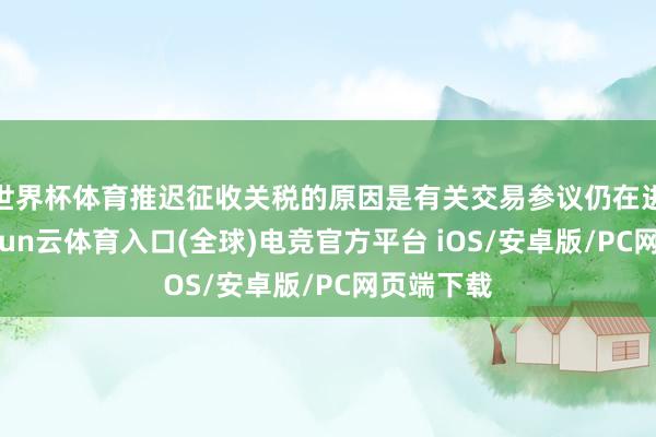 世界杯体育推迟征收关税的原因是有关交易参议仍在进行中-开yun云体育入口(全球)电竞官方平台 iOS/安卓版/PC网页端下载